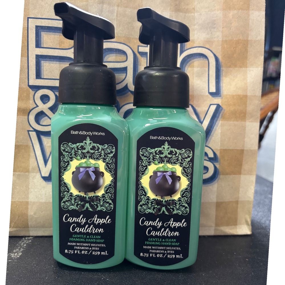 Bath & Body Works‎ Candy Apple Cauldron Gentle Foaming Hand Soap 2-Pack NEW